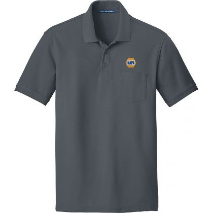 2361075, Small, Graphite, Left Chest, NAPA Bolt - Full Color.